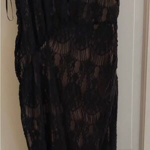 Elegant Black Lace Dress